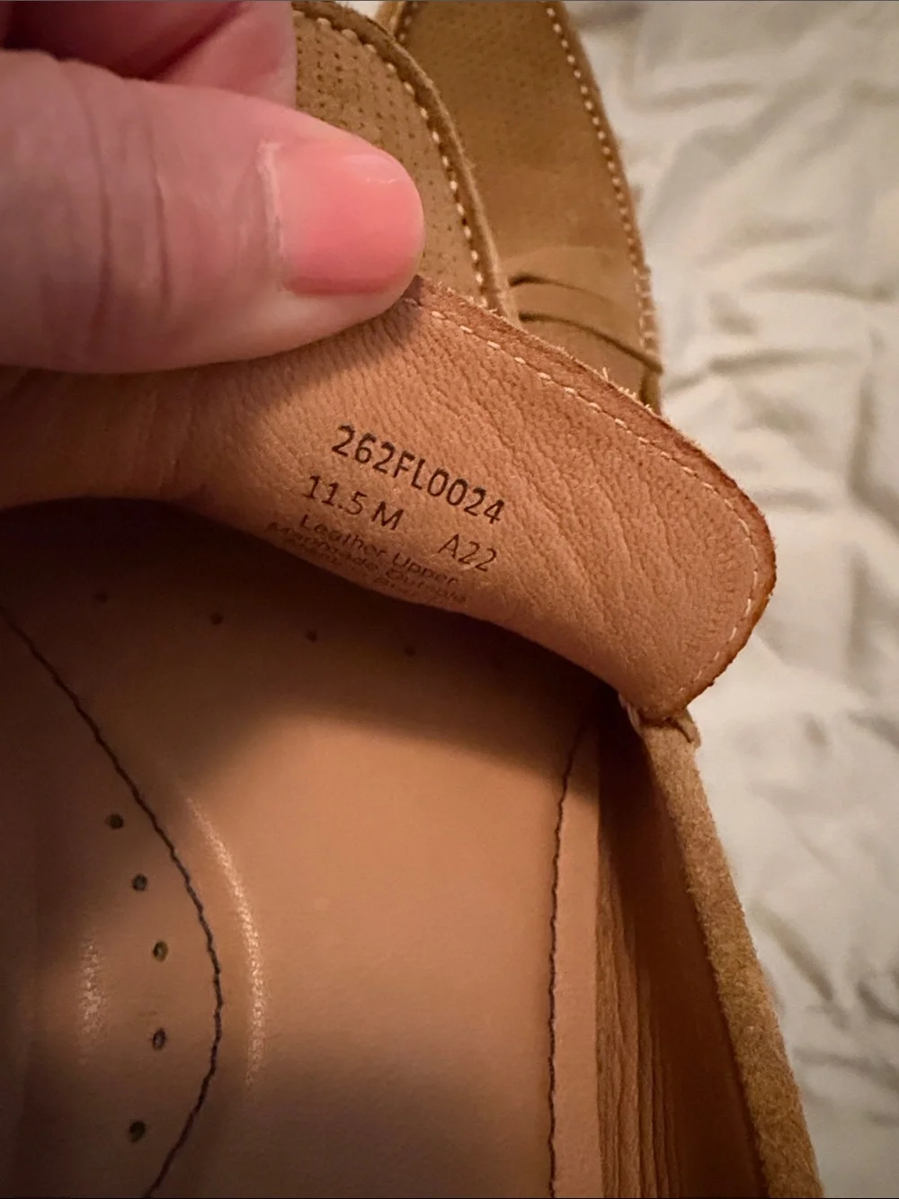Men’s Flag Ltd. Suede Penny Loafers - Tan (size 11.5)